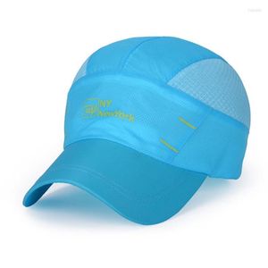 Ball Caps Unisex Breathable Mesh Baseball Cap Hat Trucker Quick Dry Running Lightweight Cooling Water Sports Adjustable