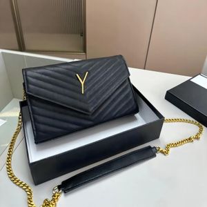 Дизайнеры сумки жены Sliver Chain Crossbody Bag Подличная кожаная сумочка тота с переворот.