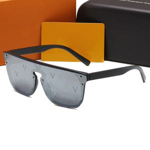 Luxus-Sonnenbrille V-Brille Designer-Sonnenbrille Herren-Damen-Sonnenbrille Klassisches Buchstabenmuster-Logo-Design Sonnenbrille Unisex-Reisesonnenbrille Markensonnenbrille