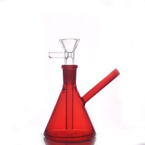 4-Zoll-Glasbong-Wasserpfeifen mit Shisha-Aschefänger, Bongs, Schüssel, Downstem, dicker berauschender Becher, Perkolator, Bohrinseln, Recycler, Dab-Rigs zum Rauchen