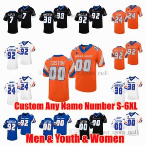 NCAA S-6XL Boise State Broncos College Football Jerseys Latrell Caples Doug Martin George Holani Leighton VanderEsch Shea McClellin Any Name Number Jersey