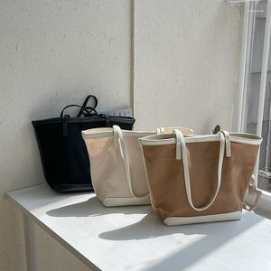 Bolsas de noite estilo coreano bolsa de ombro da moda moda casual bolsa de lona com foto bolsa de mão costura de grande capacidade