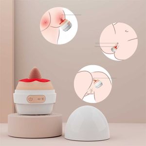 Língua de ovo colorida de pedra dura bastão vibratório feminino brinquedo sexual elétrico com 75% de desconto nas vendas on-line