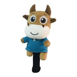 Other Golf Products Golf Wood Driver Headcover Animal OX Shape Head Cover Protector Guard Sleeve 230621
