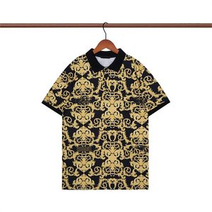 2 # Летняя Polos модная вышивка мужская рубашка поло в высококачественной футболке мужчины женские росписные капусные футболки M-3XL # 92