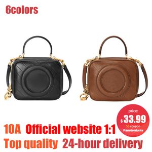 Blondie shoulder handbags classic stra Underarm womens travel tote bags mens Genuine Leather pochette cross body bag Luxury Designer square camera purse clutch bag