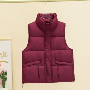 Women's Vests 2023 Winter Vest Women Waistcoat Jacket Thermal For Female Casual Loose Warm Sleeveless