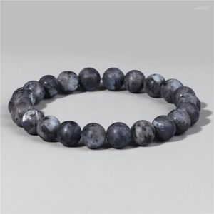 Pulseira de contas de pedra natural fosca de alta qualidade, ágatas, quartzo, malaquita, masculino, feminino, pingente, moda, frisado, joias para ioga