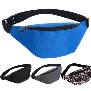 Waist Bags Sport Chest Packs Waterproof Oxford Cloth Money Belt Pouch Fanny Pack Hip Hop Package Bag