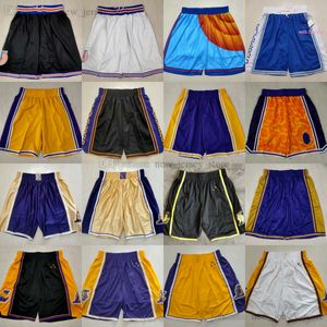 Klassisk retro nät pensionerad basket shorts man film andas anda gymträning strand byxor svettbyxor pant kort svart vit gul lila