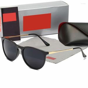 نظارة شمسية الرجال راي عدسة زجاجية كلاسيكية العلامة التجارية الرجعية 2023 مصمم نطاقات عصابات النظارات مصممي الإطار مصممين أنثى نظارات شمس الذكور