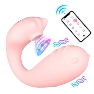 Women's Device Wearing Sucking and Jumping Egg APP Remote Control Double Shock Fun Supplies 75% Off Online sales