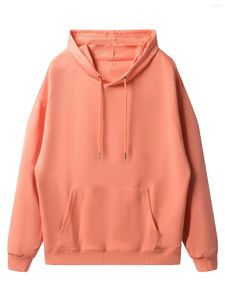 T-shirts voor heren Herfst en winter Trendy off-the-shoulder hooded sweatshirts