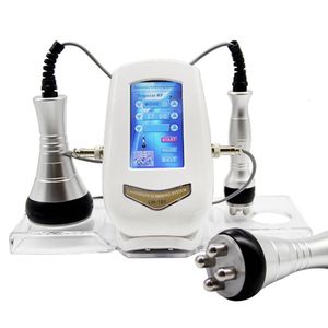Face Massager 3 IN 1 Ultrasonic 40K Cavitation Body Slimming Machine RF Beauty Device Massager Skin Tighten Face Lifting Skin Care Tool 230621