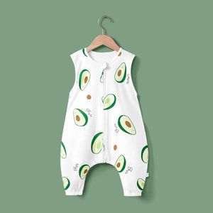 Summer Sleeping Bag covers Layer 1 Year Old Anti Kick Divine Device Split Leg Newborn Pajamas 2 Baby swaddle Sleeveless One Piece