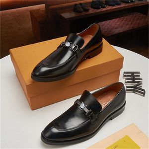 28 Modelo Sapatos Formais Designer de Luxo Homem Vestido de Noiva Clássico Marca Sapatos de Couro Envernizado Homens Elegante Coiffeur Italiano Crocodilo Sapato Masculino