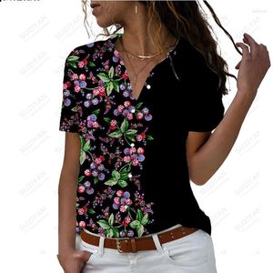 Kvinnors blusar Kvinnors korta ärmskjorta Casual Loose Size Button Cardigan Street Fjäril