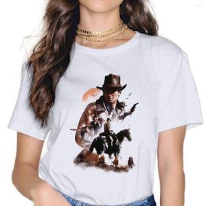 Женские футболки T Женщины RDR Red Dead Redemption 2 Desert Cowboy Pure Cotton Cloth