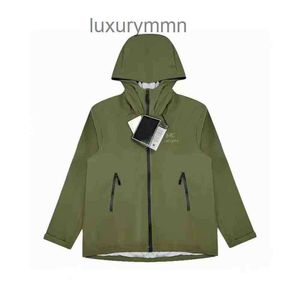 Luxury Mens and Jacket Women Coat Designer Fashion Arc Hoodies Tide Brand Bird Army Green Outdoor Functional Hooded Jacket Cardigan Coat Windbreaker M 11SY