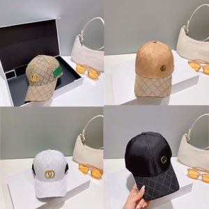 Klassische Brief Casquette Cap für Mann Frau Designer Ball Caps Sport Sommer Sonnenhut Schwarz Weiß Khaki Farben Baseball Cap