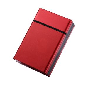 Smoking Colorful Aluminium Plastic Cigarette Case Portable Innovative Design Dry Herb Tobacco Storage Box Exclusive Housing Flip Cover Moistureproof Stash Case