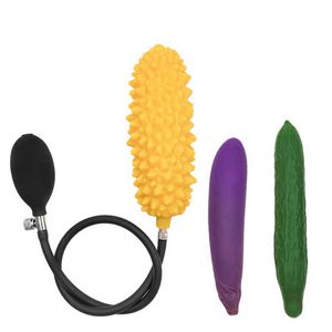 Adult female sex toy inflatable cucumber eggplant backyard couple flirting 75% Off Online sales