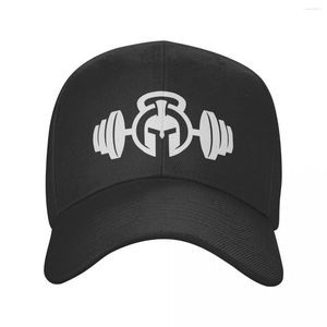 Ball Caps Benutzerdefinierte Spartan Gym Logo Baseball Cap Hip Hop Einstellbare Bodybuilding Fitness Muskel Papa Hut Frühling Hüte Snapback