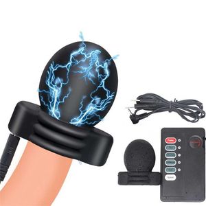 Electric shock cover adult sex toys for men stimulation exercise massager alternative 75% Off Online sales
