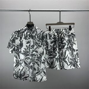 Crime Summer Fashion Mens TrackSuits Hawaii Beach Spods Set Designer koszulki