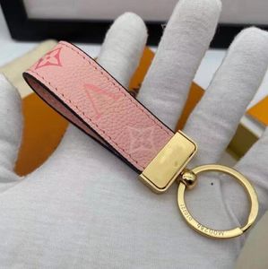 2023 with box designer Men and women key exclusive popular high appearance level grade travel new leather keychain