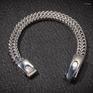 Link Bracelets Chain Factory Outlet Christmas Gift Fashion Jewelry Wholesale Hop Franco Accessories Stainless Steel Men's Raym22