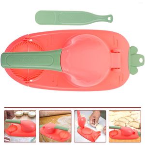 Utensili da forno Stampi per riso Manufatto Pressatura Involucri per gnocchi Pelle riutilizzabile Impasto Maker Pasticceria 27,5X12X8CM Utensile da cucina Plastica rosa