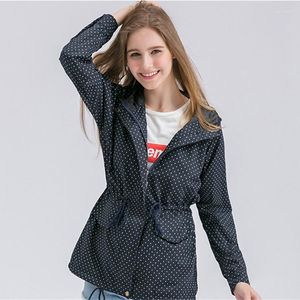 Jaquetas Femininas OLGITUM Jaqueta 2023 Chegada Primavera Outono Outerwear Na Seção Longa Casaco Feminino Feminino Marinha Casacos TR028