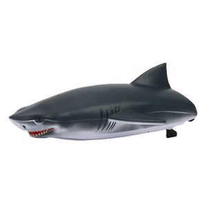 RC Boat Shark Direte Control Swim Underwater 2 в 1 лодка 2,4 г машины водонепроницаемые подделка для бассейна Электрические гоночные лодки игрушка