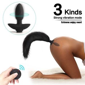 remote control backyard anal plug artificial fur vibration swaying role-playing husband and wife humanoid 75% Off Online sales