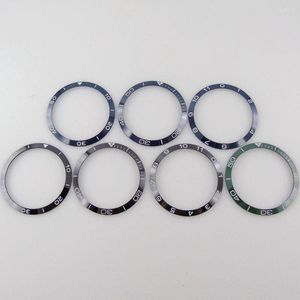 Kits de reparo de relógios com inclinação de 41 mm azul/preto anel de bisel de 39,2 mm com pastilha de cerâmica