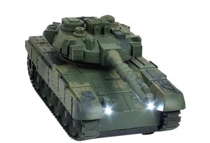 Yeni 1:18 RC Tank Palet Ir Uzaktan Kumanda Oyuncak Simülasyonu Kızılötesi RC Savaş Tank Oyuncak RC Araba Müzik ve LED Hediyeler Çocuklar için