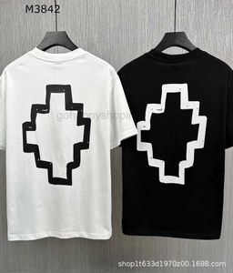 M3842 Loose Wide 240g High Weight Short Sleeve T-shirt Mb Wings Personalized Print Top Couple Bottom Tr495