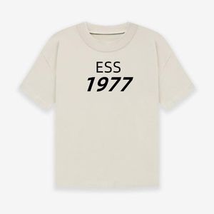 1977 Essentials Vintage aiagul mens 티셔츠 티셔츠 여자 남자와 여자 승무원 목 목자 목 방지 느슨한 짧은 슬리브 티셔츠 mens t 셔츠 에센셜 t 셔츠 크기 s-xl