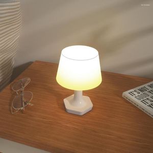 Lampade da tavolo Lampada da tavolo da lettura dimmerabile USB Calda / naturale / Bianco freddo 3 colori Comodino DC5V con telecomando Luce notturna