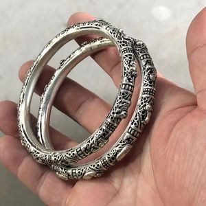 Strand 1pc kinesisk stjärntävling Hollow Handmade Armband Tibetan Silver Miao