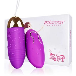 Dazzling Dance Egg Jump Ricarica Telecomando wireless Flirtare Vibrazione Dispositivo femminile Interesse per adulti Sconto del 75% Vendite online