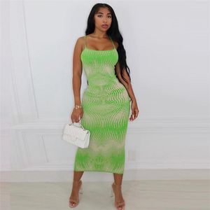 Damenbadebekleidung Frauen Kleid Sommer 2023 Strand Cover Up Badeanzug Print Sexy Rückenfrei Spice Slim One Spandex Swim Wear Pareo für Badeanzug