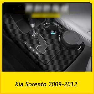 Kia Sorento için 2009-2012 Kendinden Yapışkanlı Araba Çıkartmaları Karbon fiber vinil araba çıkartmaları ve çıkartma Araba stil aksesuarları