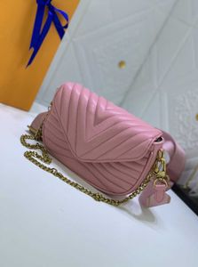 2023 Top Women's Designer Bag Famous Messenger Single Shoulder Pure Leather Plånbok Fashion grossist