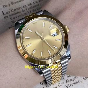 DJ Factory Men Watch 126303 Wristwatch 41mm 3235 Automatic Mechanical Men's Watches Waterproof Wristwatches 18K Gold Sapphire