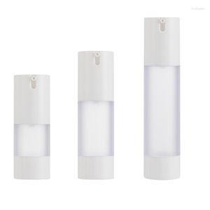 Storage Bottles 10pcs/lot Empty 15ml 30ml 50ml Airless Pump Vacuum Scrub Bottle Foundation Containers Travel Cosmetic