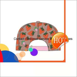 81strawberry Baseball Caps Man's Cotton Cactus Classic Letter Ball Caps Summer Woman Sun Hats Regulowany czapek Snapback Cey Visor111783