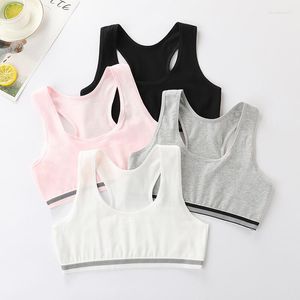 Camisoles Tank Lingerie Girls 'Puberty Sports Vest' Pure Cotton Antiprusion Dots 12-14-16-летний бюстгальтер