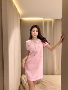 Basic & Casual Dresses New Sandro Pink Bow Short Skirt